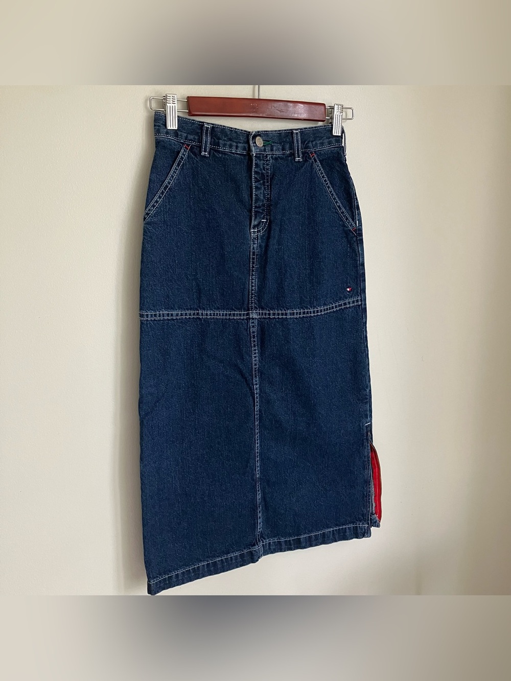 Vintage Tommy Hilfiger Denim Pencil Skirt
